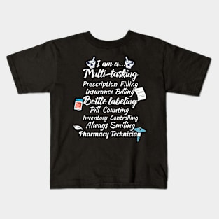 Awesome Pharmacists Gift Pharmacy Tech Medical Student  Print Kids T-Shirt